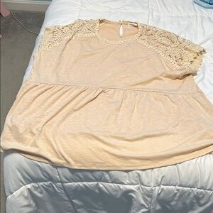 Chicsoul Dressy Top with Great Detail! New! Sz 3X